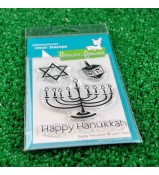 Lawn Fawn Happy Hanukkah stamp set